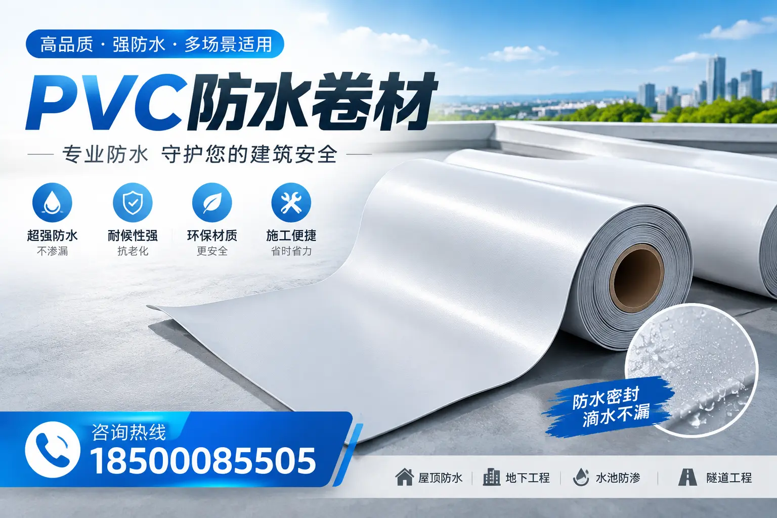 PVC防水卷材的市场竞争分析，鄂州品牌选择参考
